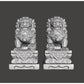 Medieval Accessories – Unicorn Stone Statue (Lion Guardian)