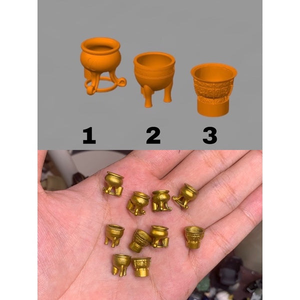 Minifigures Accessories: Medieval Drinking Bowl Collection