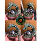 Wood Dragon Resin Crafted Custom Minifigure Accessory Toys