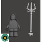 The Trident Minifigures Accessories Toys