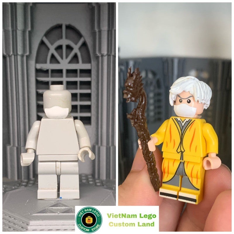 Minifigure Accessory: Face Mask for Minifigure Characters – Martial Arts Masters