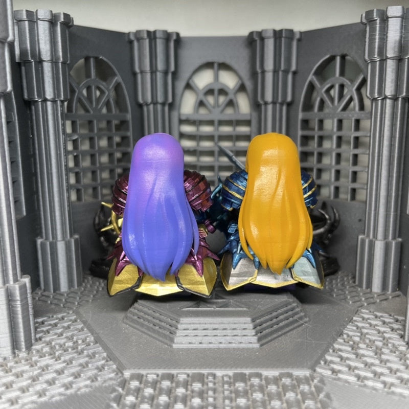 Female Warrior Armor Knight From Game Custom Minifigures Toys