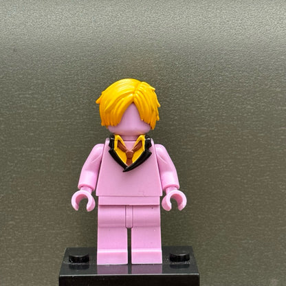 Sanji’s Hair and Collar Custom Minifigure Accessories – Inspired by One Piece